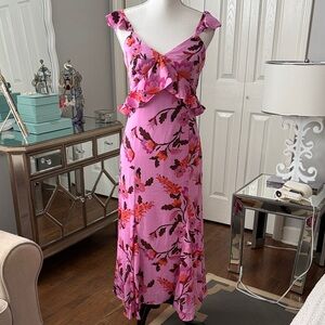 Chelsea 28 - Gorgeous Pink Floral Maxi Dress XS NWT